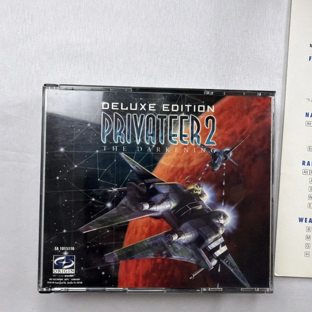 Privateer 2: The Darkening 1996 Big Box Vintage PC CD-ROM (RARE) READ